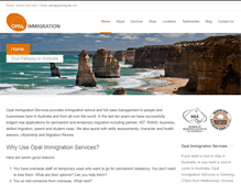 Tablet Screenshot of opalmigrate.com
